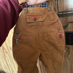 OshKosh B'gosh Kids Tan Overalls